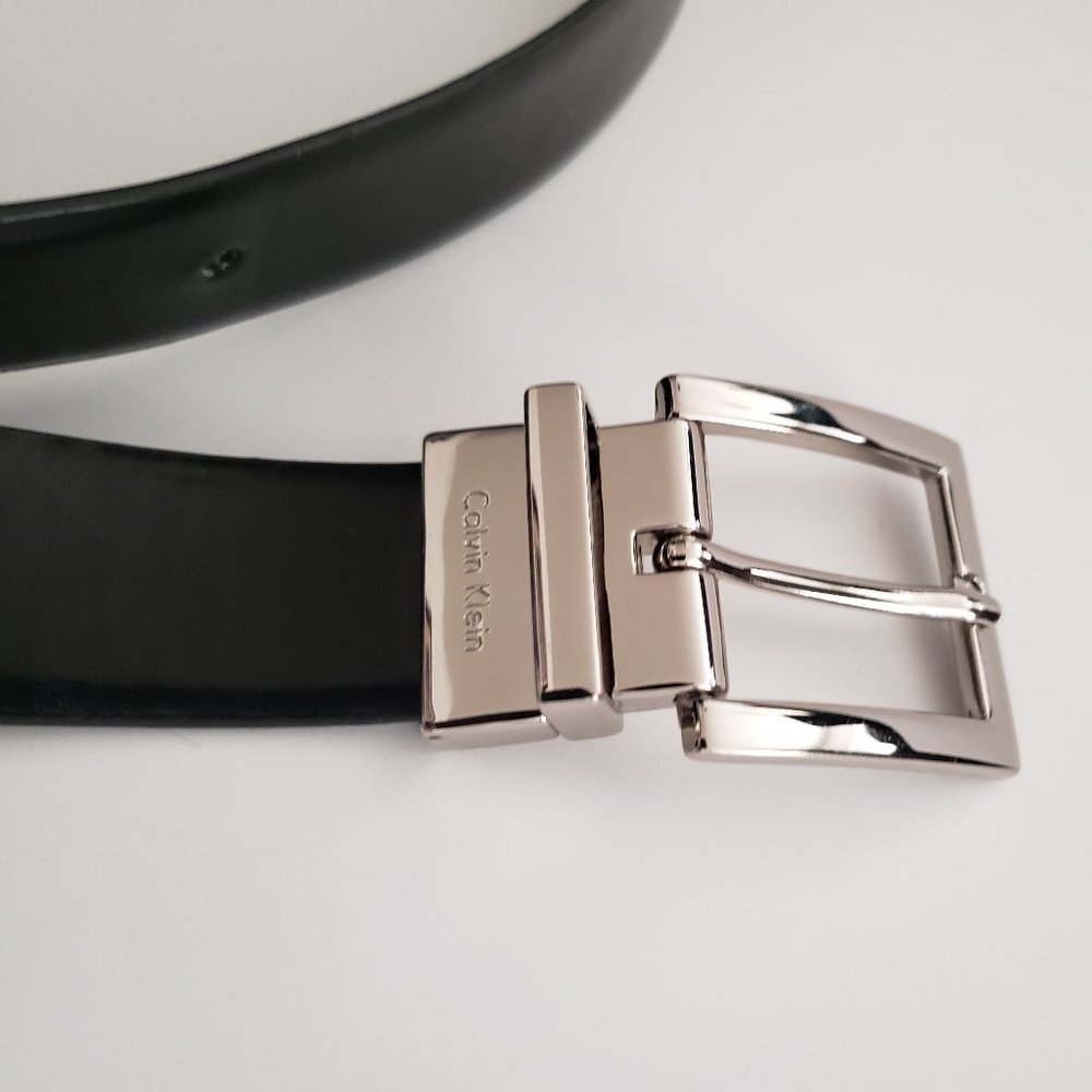 Calvin Klein Men's Reversible Dress Belt in Black and Brown